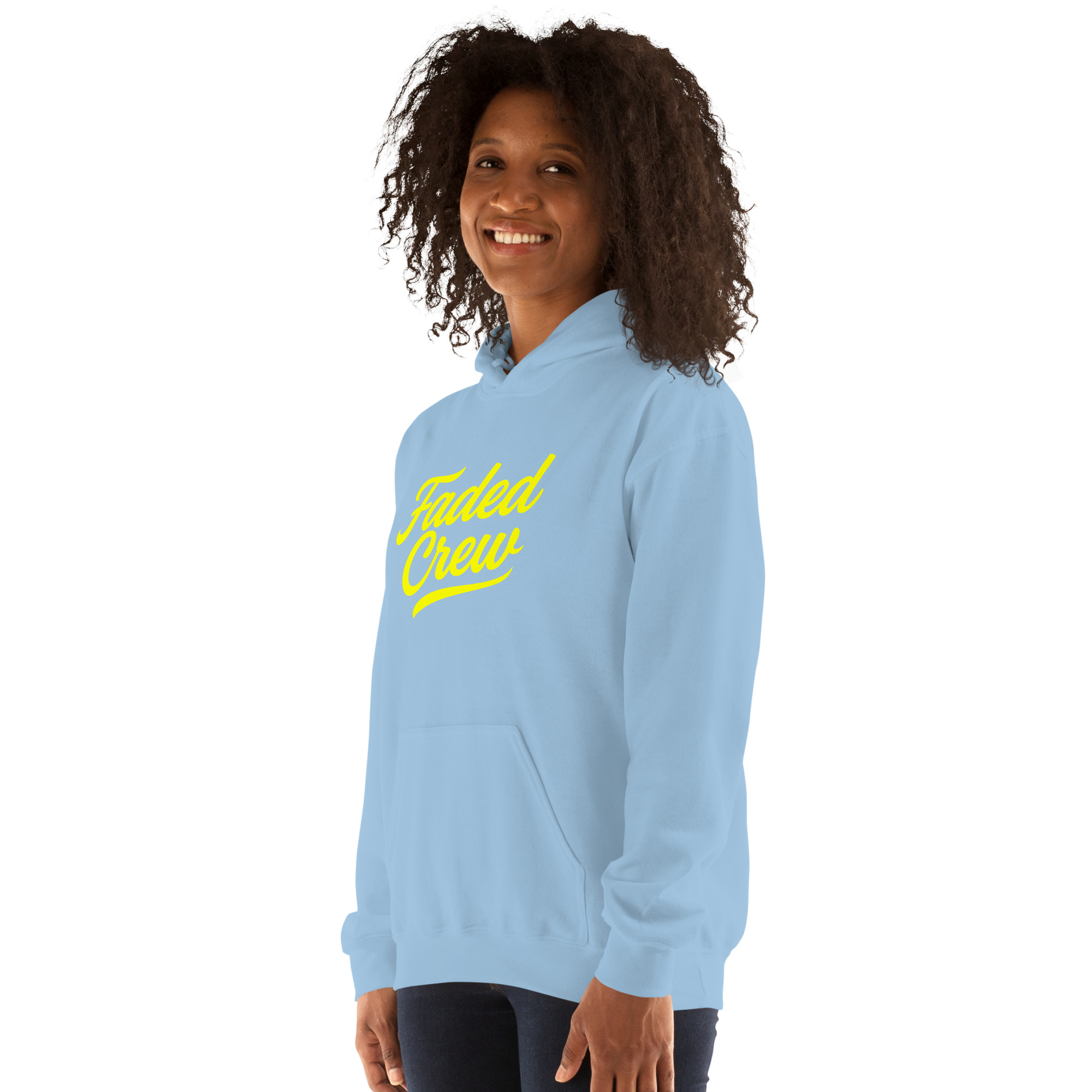 Faded Crew Unisex Hoodie - Image 8
