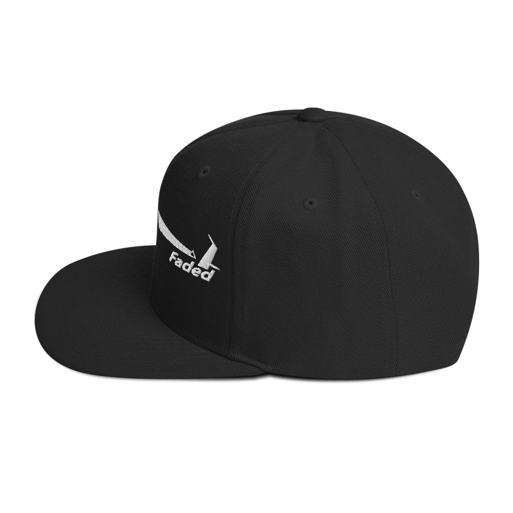 Classic Faded Snapback Hat - Image 10